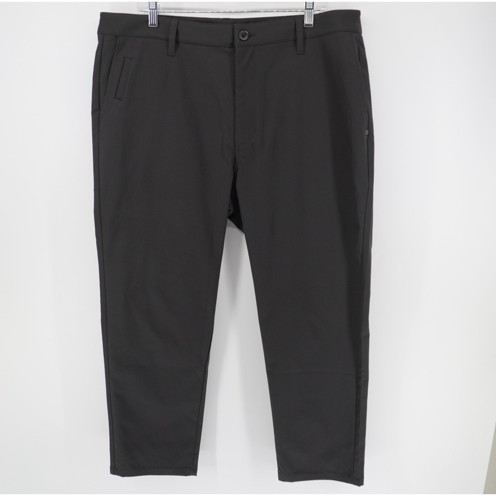 Vuori Aim Pant Mens Size 38 Black Stretch Chino Trousers V427 inseam 26"